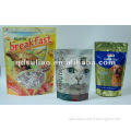 plastic stand up bag for pet food packing